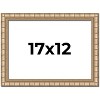 PosterPalooza | 17x12 Modern Bamboo Picture Frame, UV Acrylic, 5 Finishes - 2 of 4