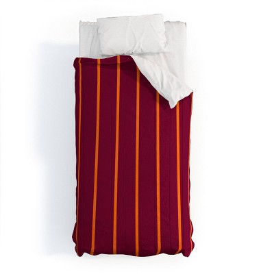 Deny Designs Miho Striped Comforter and Pillow Sham Set