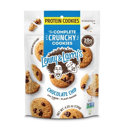 Lenny & Larry's Complete Vegan Crunchy Cookies - Chocolate Chip - 4.25oz