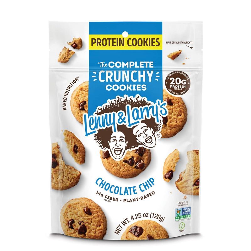 Lenny &#38; Larry&#39;s Crunchy Cookies - Chocolate Chip - 4.25oz, 1 of 5