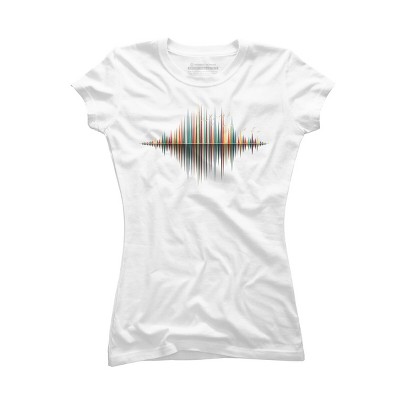 Junior's Design By Humans Nature's Music - Sound Wave By NomAdartStudio T-Shirt