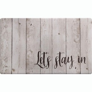 J&V TEXTILES Anti Fatigue Kitchen Mat Cushioned Anti Fatigue, Non Slip Waterproof Mat Standing Desk, 20x36x1/2 inches  (Let's Stay in) - 1 of 4