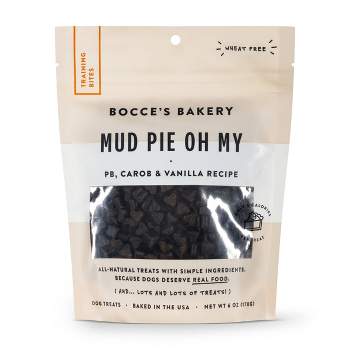 Bocce's Bakery Mud Pie Oh My Training with Vanilla, Carob and Peanut Butter Flavor Dog Treats - 6oz