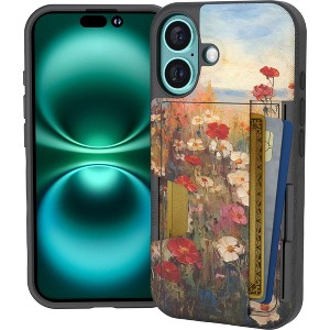 Smartish iPhone 16 Wallet Case - Wallet Slayer Vol 2 Credit Card Kickstand Holder - 1 of 4