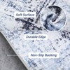 Abstract Indoor Rug Modern Stripes Area Rug Machine Washable, Ultra-Thin Non Slip Soft Large Living Room Floor Rugs - 4 of 4