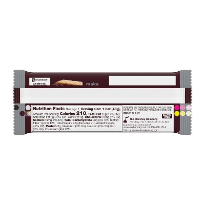 Hershey&#39;s Milk Chocolate Candy Bar - 1.55oz