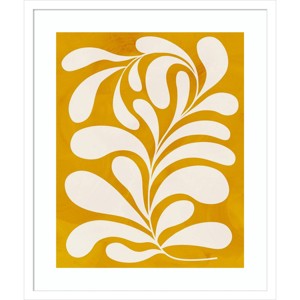 21" x 25" Goldenrod I by Grace Popp Wood Framed Wall Art Print - Amanti Art - 1 of 4