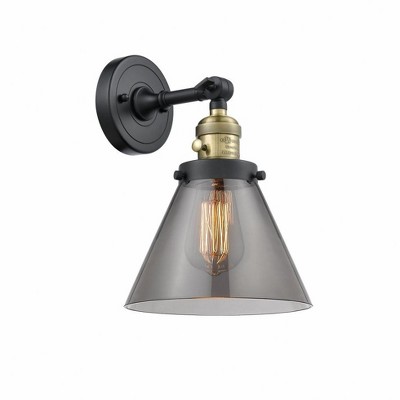 Cone - 1 Light Wall Sconce In Industrial Style-10 Inches Tall and 8 Inches Wide