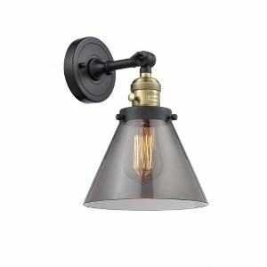 Cone - 1 Light Wall Sconce In Industrial Style-10 Inches Tall and 8 Inches Wide - 1 of 1