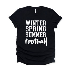 Simply Sage Market Winter Spring Summer Football Short Sleeve Tee - 1 of 4