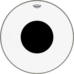 Remo Controlled Sound Clear With Black Dot Bass Drum Head - 1 of 2