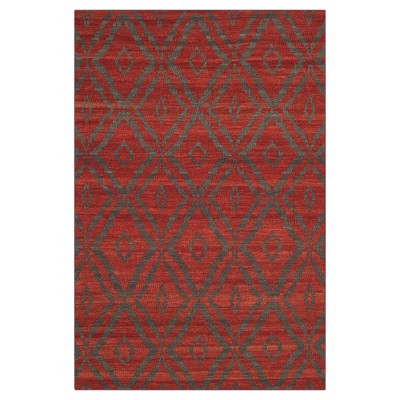 Kilim Rug - Rust/Gray - (4'x6') - Safavieh