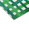 Angela Minca Watercolor green grid Welcome Mat - Deny Designs - 3 of 3