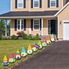 Big Dot of Happiness Gnome Birthday- Gnome Lawn Decorations - Outdoor Happy Birthday Party Yard Decorations - 10 Piece - 3 of 4