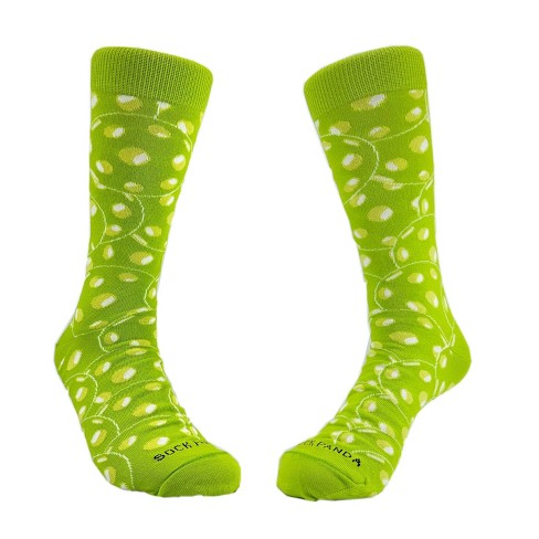 Overlapping Pickleball Pattern Socks - Men's Sizes Adult Large (Men's Shoe 8-13) from the Sock Panda - image 1 of 3