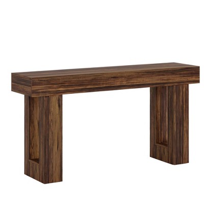 NicBex 33.46" H Modern Console Table with Wood Fame & Legs Sofa Table for Entryway Living Room
