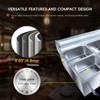 Commercial Food Warmers for Parties Buffet,6 Pans Stainless Steel Electric Buffet Servers and Warmers for Buffet, Catering, Parties and Restaurants - 4 of 4