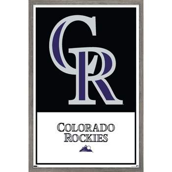 MLB Colorado Rockies - Charlie Blackmon 18 Wall Poster, 22.375 x 34,  Framed 