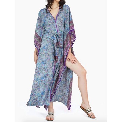 Women's ANA MAXI Duster COVER UP - AMERICA & BEYOND