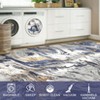 Modern Abstract Area Rug – Machine Washable, Non-Slip Soft Carpet for Living Room, Bedroom, Dining Room - 4 of 4