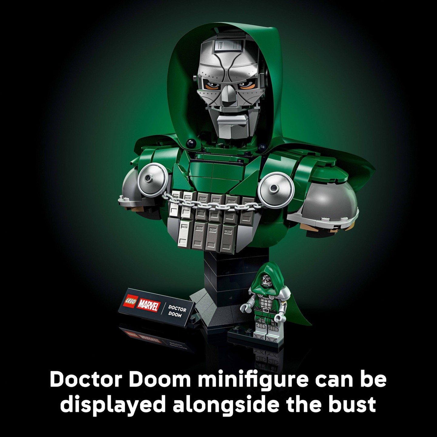 Детский конструктор LEGO Marvel Doctor Doom Bust Building Set 76345 — фото 5