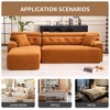105" Chenille L-Shaped Modular Sectional Sofa - 3 of 4