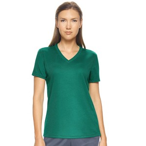 Expert Brand USA-Made Women's Oxymesh™ V Neck Athletic T-Shirt - 1 of 4