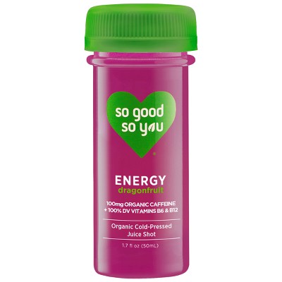 So Good So You Energy Dragonfruit Organic Probiotic Shot - 1.7 fl oz