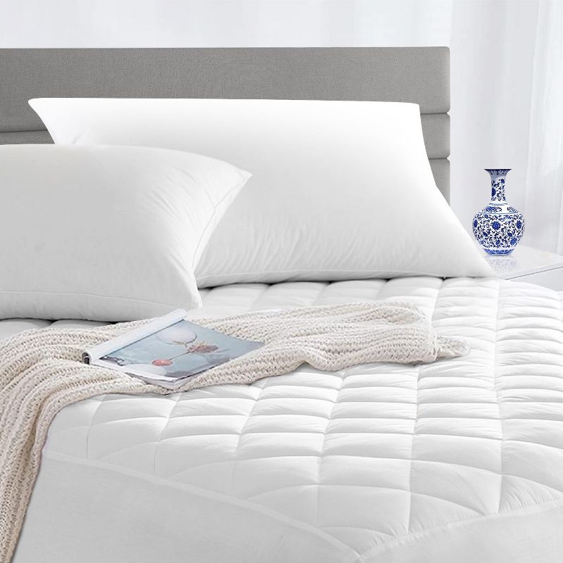 Quilted Fitted Mattress Pad - Lux Decor Collection, 2 of 7