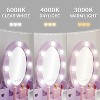 Kids Beauty Vanity with Adjustable Mirror & Lights, Compact Purple Dress-Up Set for Bedroom or Playroom - 2 of 3
