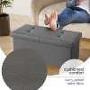 StorageBud Storage Ottoman for Bedroom End of Bed, Faux Leather Storage Bench, Large Storage Ottoman Bench, Entryway Bench with Storage - 3 of 4