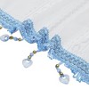 Unique Bargains Kitchen Curtains Short Kitchen Curtains with Eyelets 55.12"L x 27.56"W White - 4 of 4