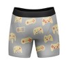 Mens Control Freak Boxer Briefs Funny Video Game Gamer Gift Graphic Novelty Underwear - Crazy Dog Boxer Briefs - 3 of 4