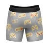 Mens Control Freak Boxer Briefs Funny Video Game Gamer Gift Graphic Novelty Underwear - Crazy Dog Boxer Briefs - image 3 of 4