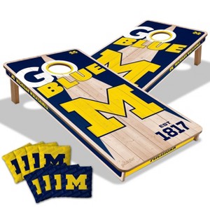NCAA Michigan Wolverines 2'x4' Wood Toss Game Set - 1 of 4