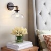 Hendrix 10.25" Wall Sconce - SCN4034 - Oil Rub Bronze/Brass - Safavieh - 4 of 4