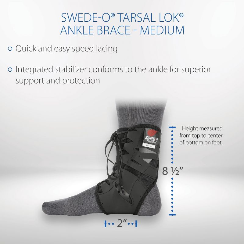Core Products Swede-O Tarsal Lok Ankle Brace, 4 of 7