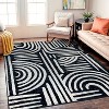 World Rug Gallery Contemporary Lines Indoor Area Rug - 2 of 4
