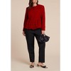ELOQUII Velvet Peplum Bubble Hem Jacket - 4 of 4