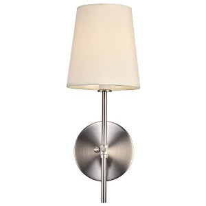 Elegant Lighting Mel Collection Wall Sconce D5.5 H15 Lt:1 Burnished Nickel Finish - 1 of 4