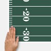 RoomMates XL Football Field Dry Erase Giant Peel and Stick Wall Decals Green/White: Vinyl Self-Adhesive Sports Decor - 3 of 4