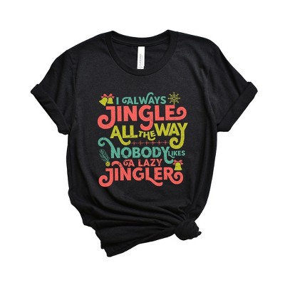 Simply Sage Market Women's Nobody Likes A Lazy Jingler Short Sleeve Graphic Tee
