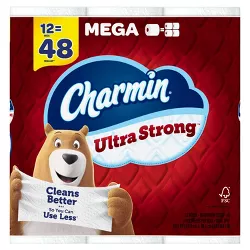 Charmin Ultra Strong Toilet Paper - 12 Mega Rolls