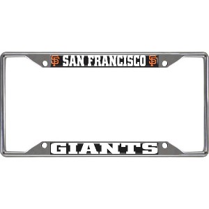MLB San Francisco Giants Stainless Steel License Plate Frame - 1 of 3