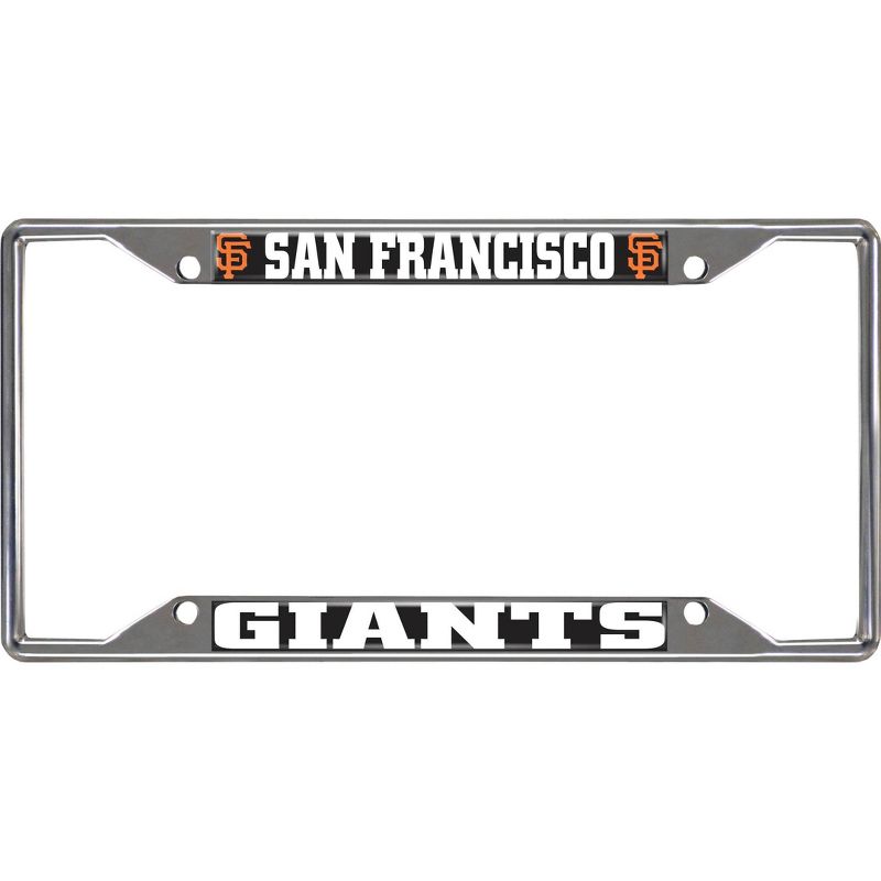 MLB San Francisco Giants Stainless Steel License Plate Frame, 1 of 4