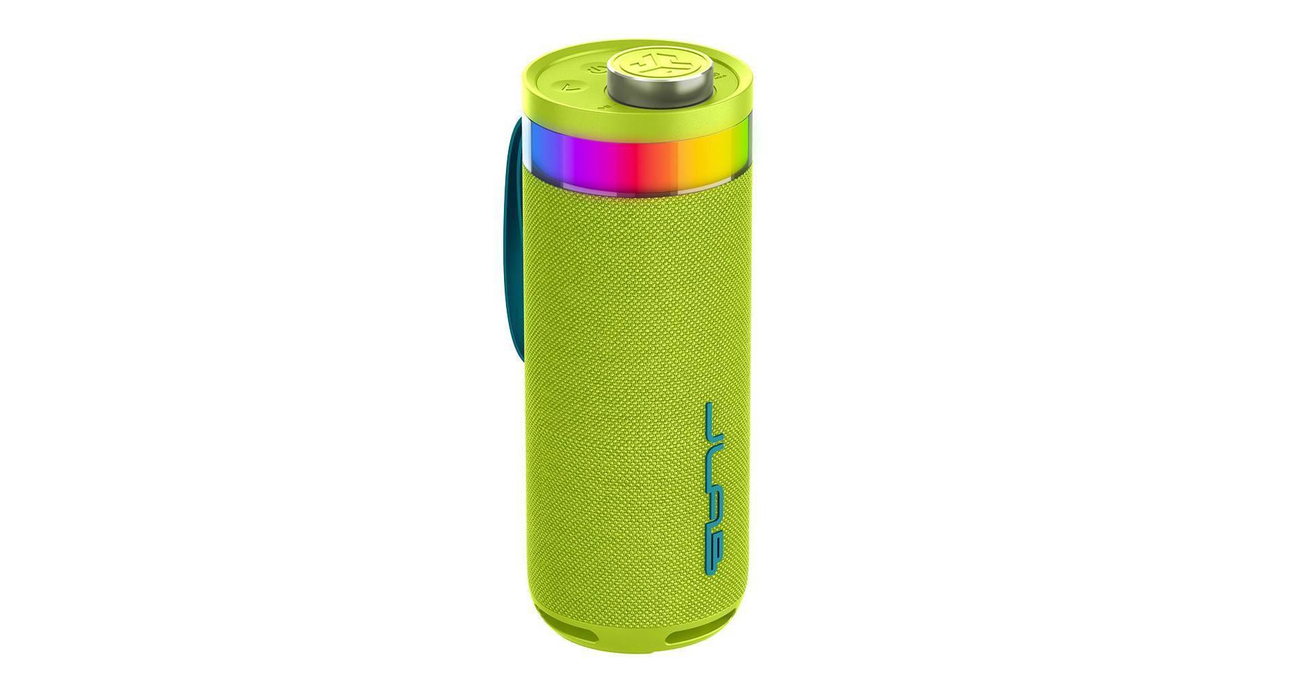 JLab Go Party Portable Speaker - Lime Green: Bluetooth, Waterproof, USB-C Charging
