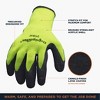 RefrigiWear HiVis Ergo Insulated Gloves - High-Visibility, Water-Resistant, High-Dexterity, 10°F Comfort Rating, Durable Cold Weather Work Gloves - 3 of 4