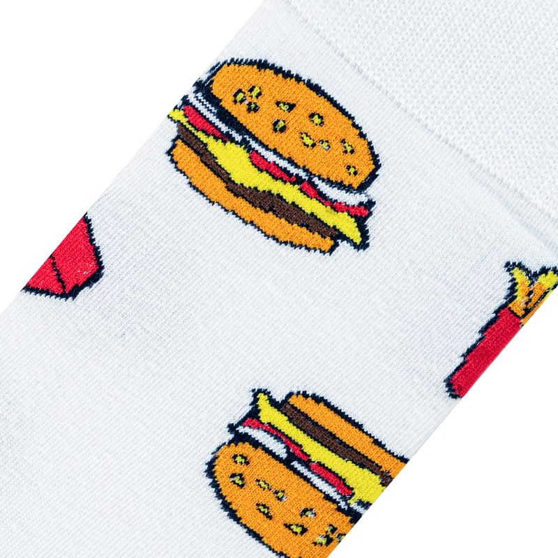Crazy Socks, Fun Food & Snack Themed Crew Socks for Men, Colorful Assorted Styles, 4 of 6