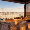 Dexmalle Outdoor and Indoor Divider with Free Standing Decorative Privacy Screen - 3 of 4