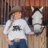 Simply Sage Market Women's Boots and Chaps Kinda Girl Short Sleeve Garment Dyed Tee - 2 of 2